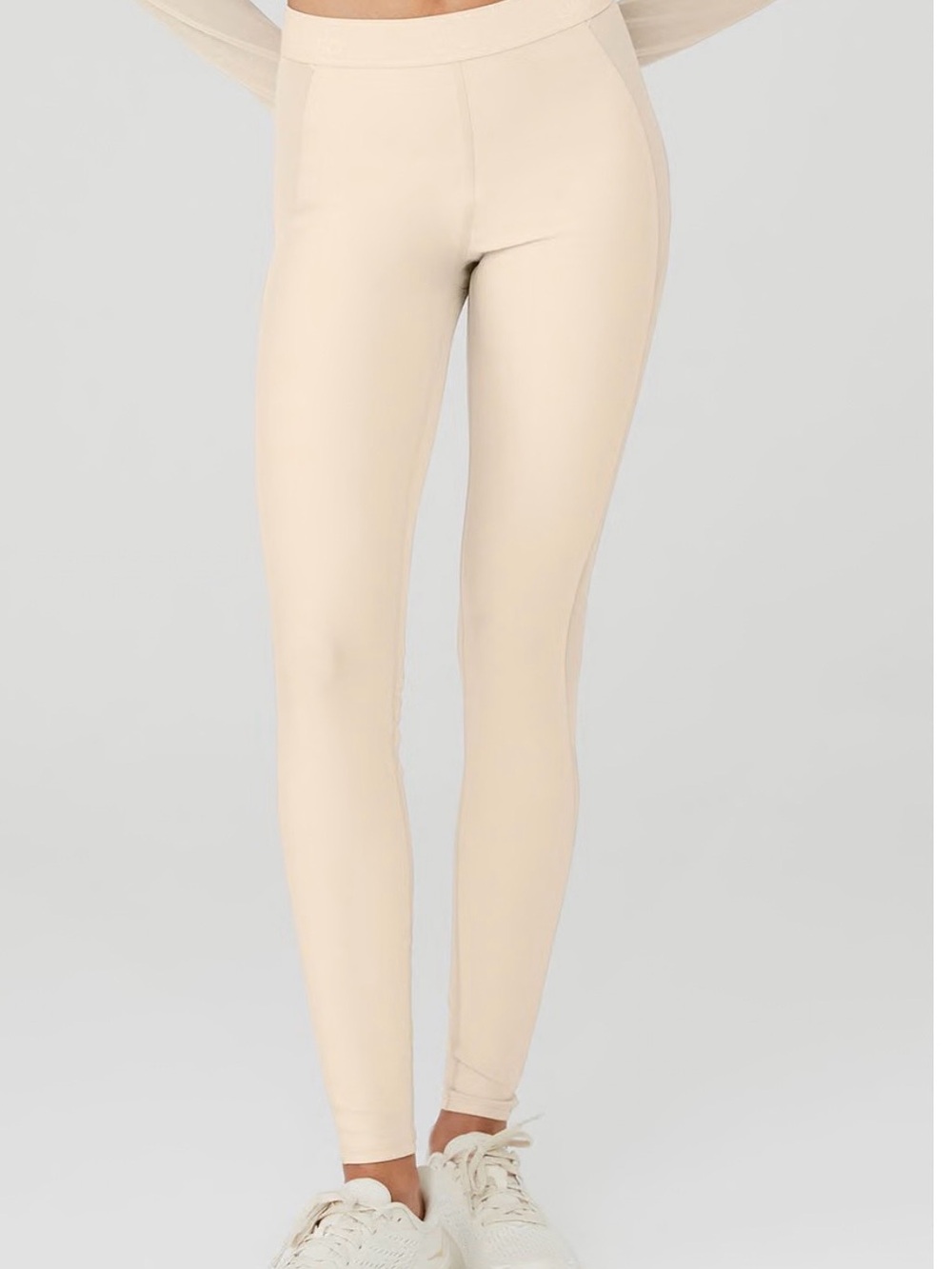 ALO Yoga Airlift High-Waist Dream Leggings In Macadamia